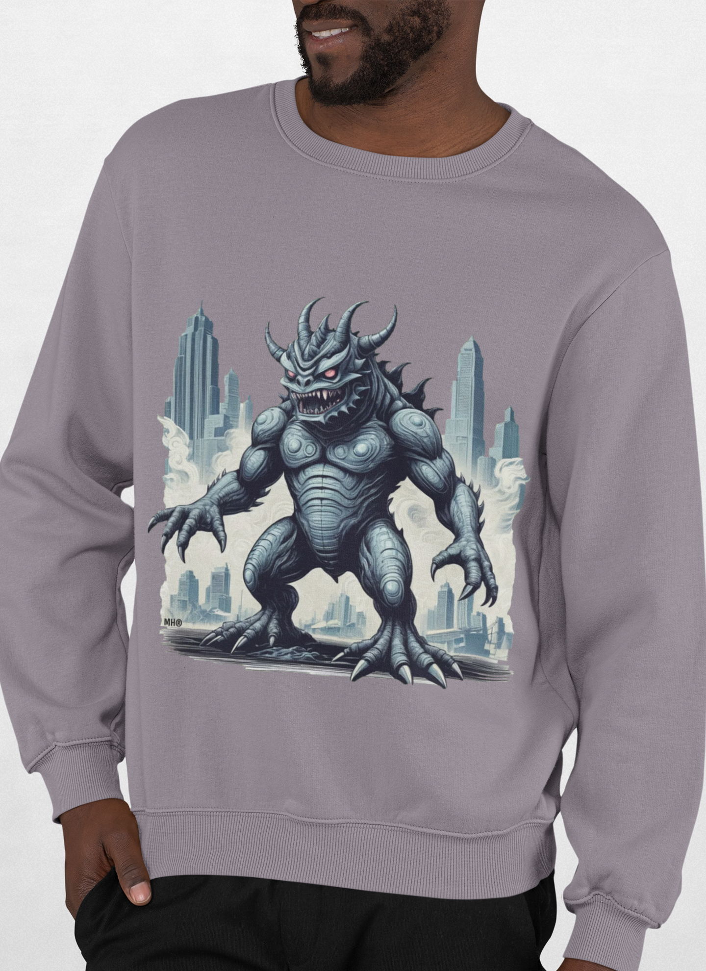 Monster Kaiju Graphic Sweatshirt | Casual