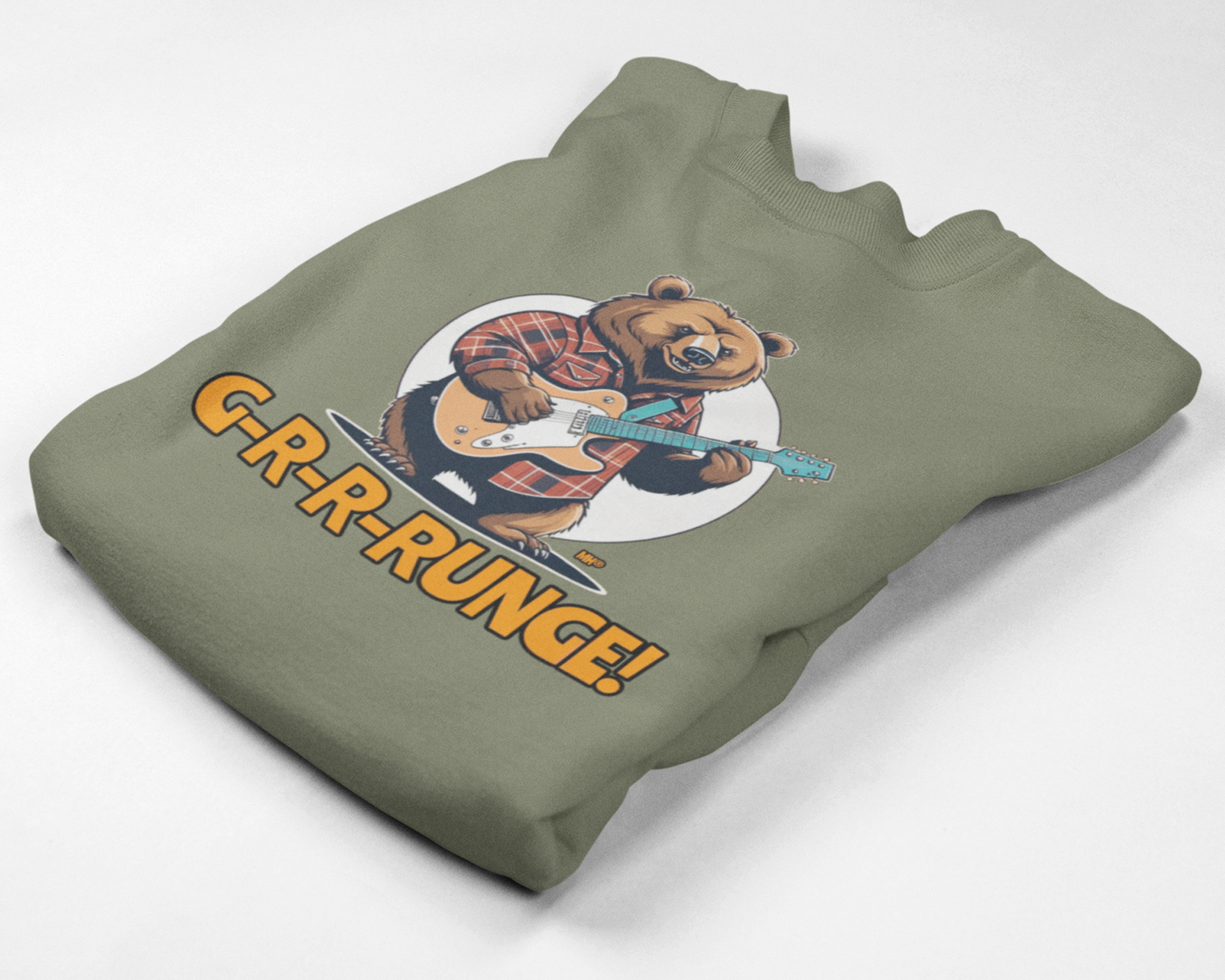 G-R-R-RUNGE Bear Graphic Sweatshirt | Folded
