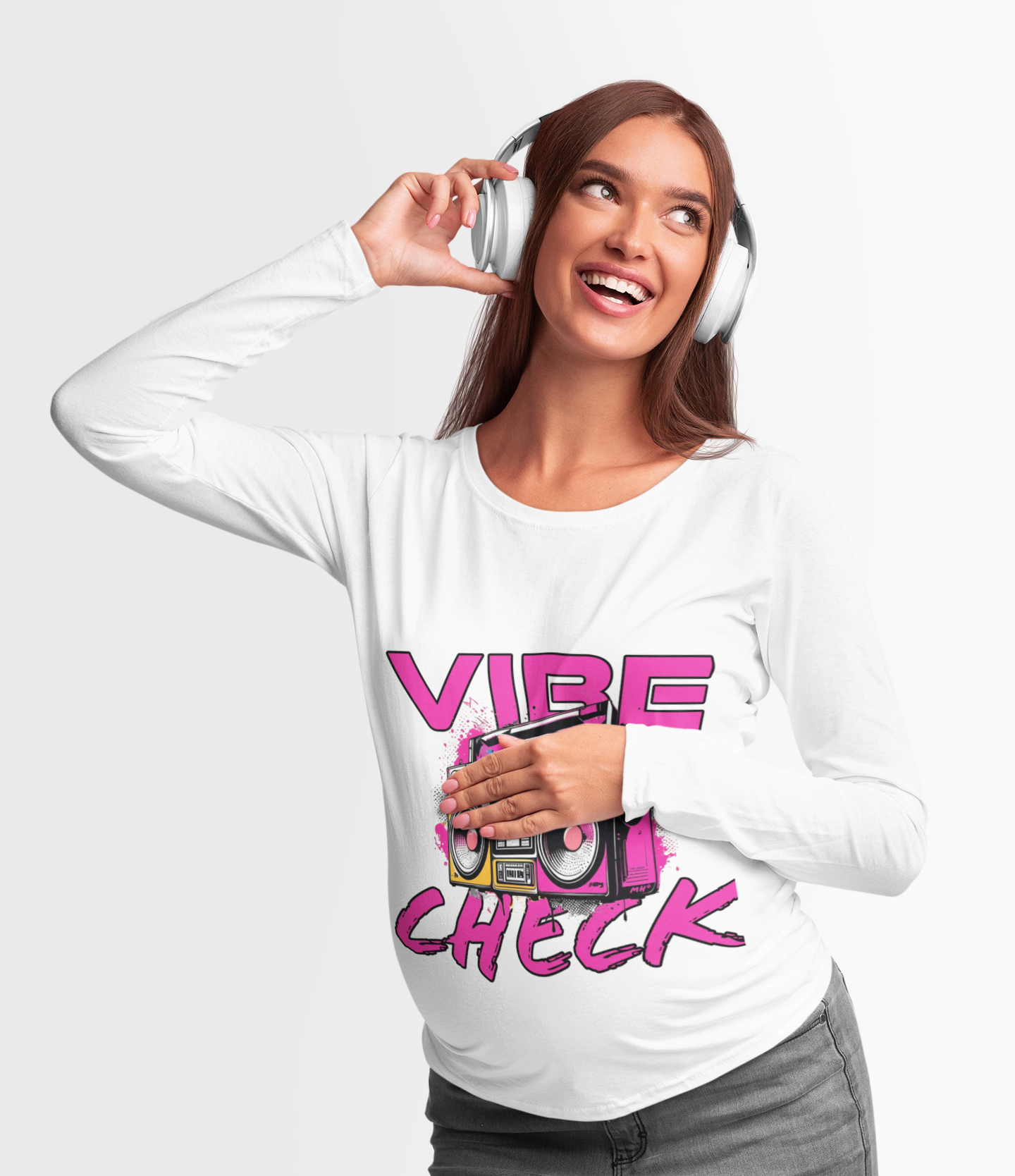 Vibe Check - Long Sleeve Tee | Headphones