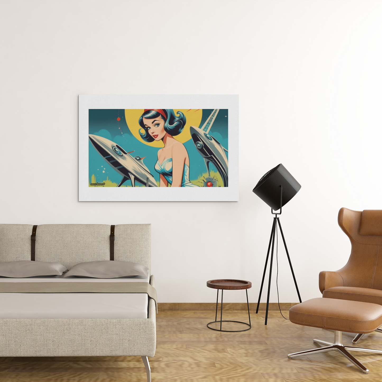 Retro Sci-Fi Art Print #1