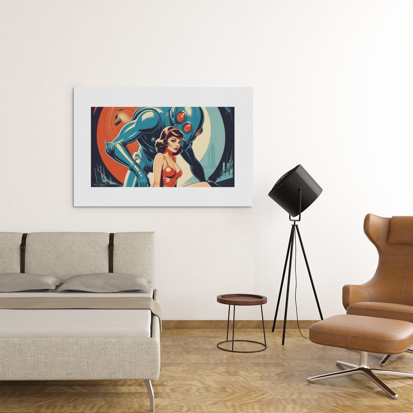 Retro Sci-Fi Art Print #2