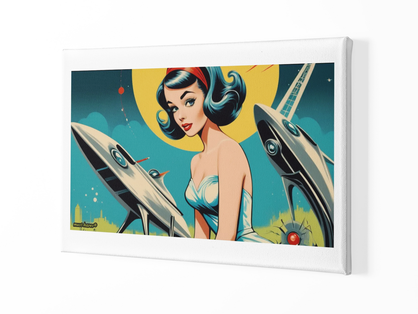 Retro Sci-Fi Art Print #1
