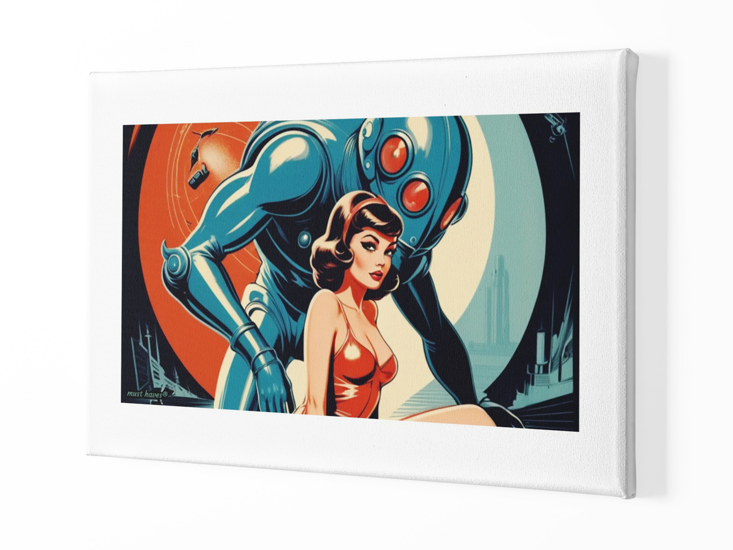 Retro Sci-Fi Art Print #2