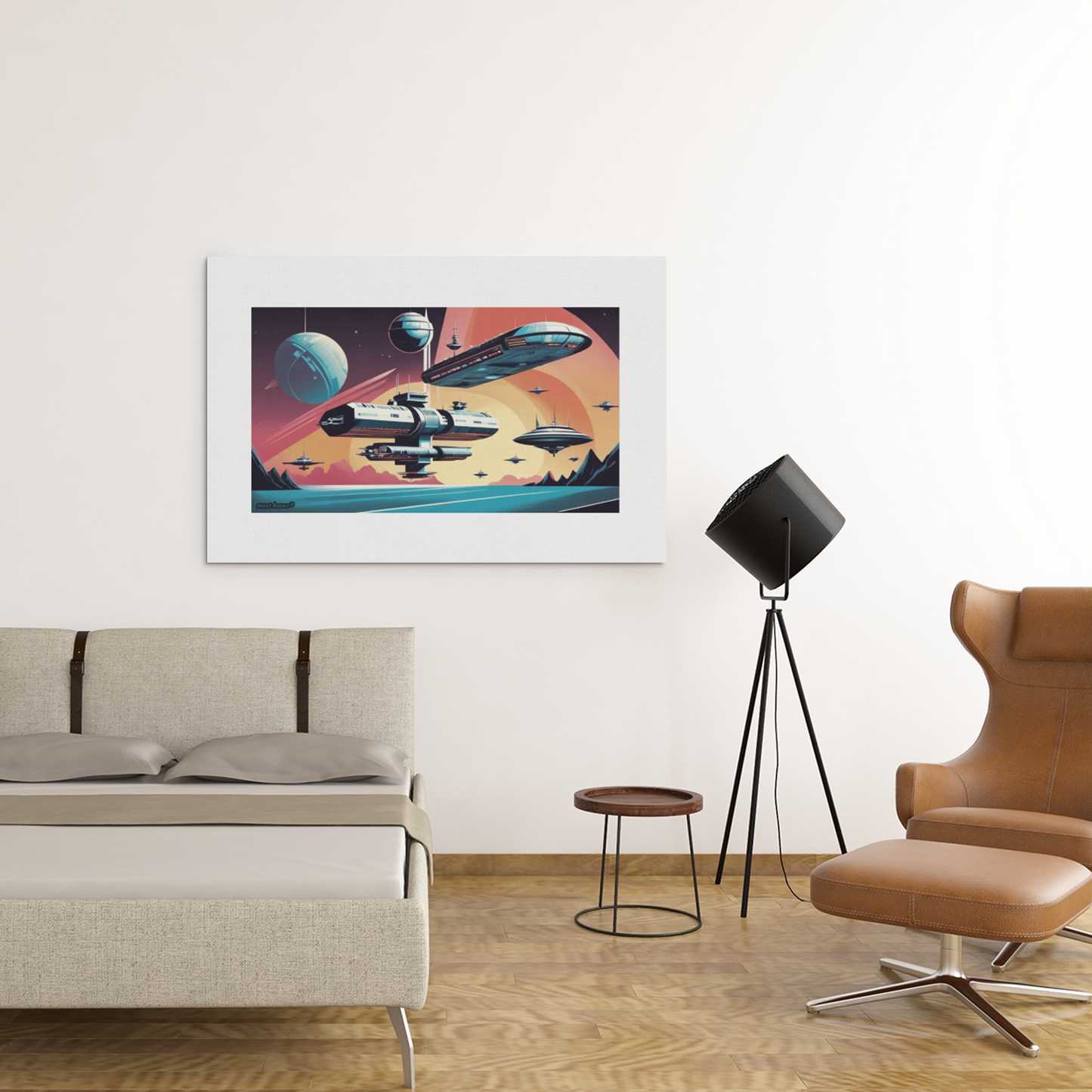 Cosmic Space Adventure Art Print #1