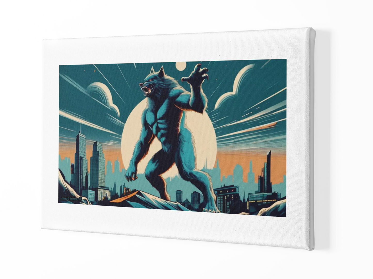 Retro Monster Art Print #2