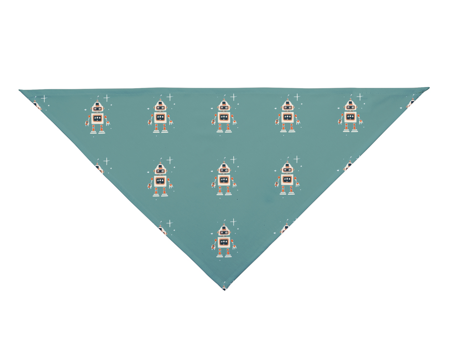 Retro Robots - Pet Bandana | Main