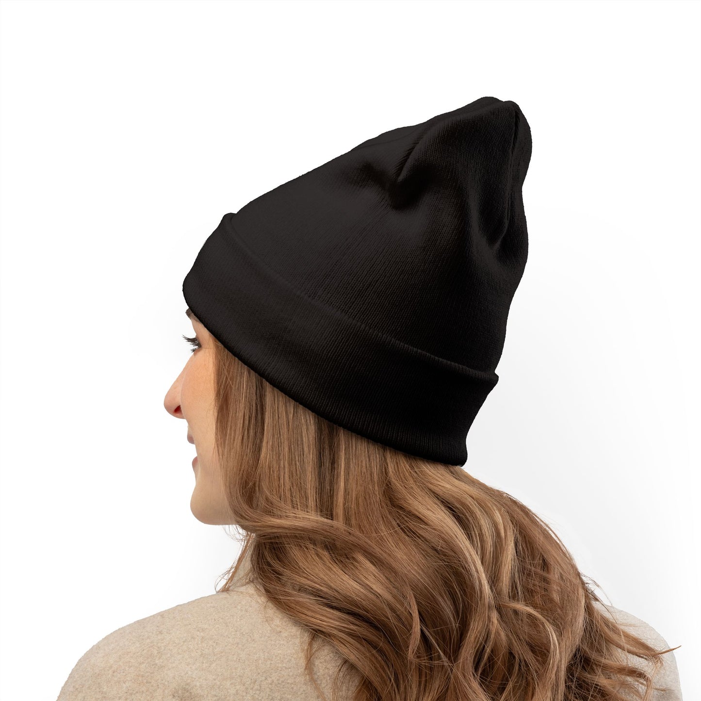 Fancy Raccoon Knit Beanie | Black Style 2