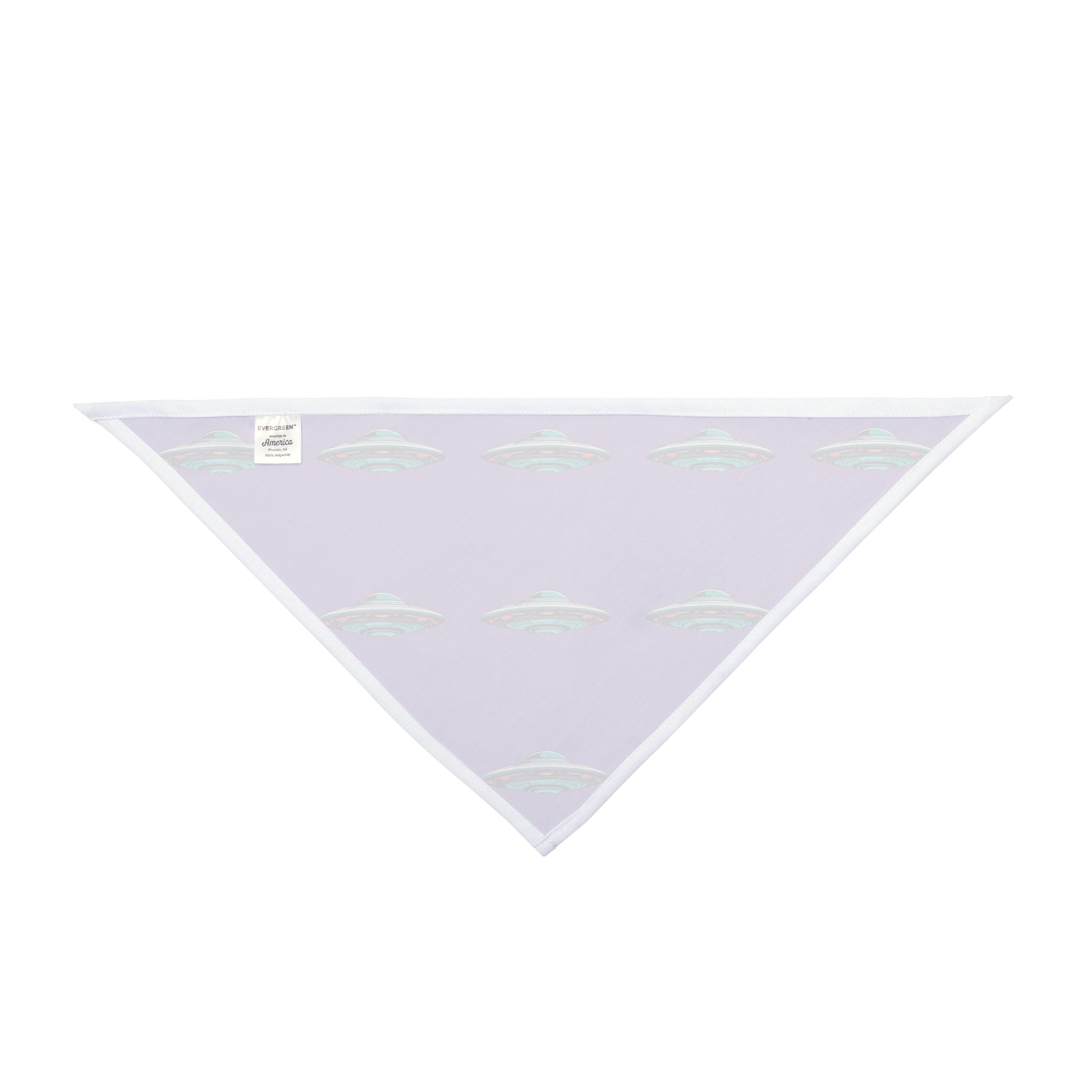Retro UFO Pet Bandana | Back