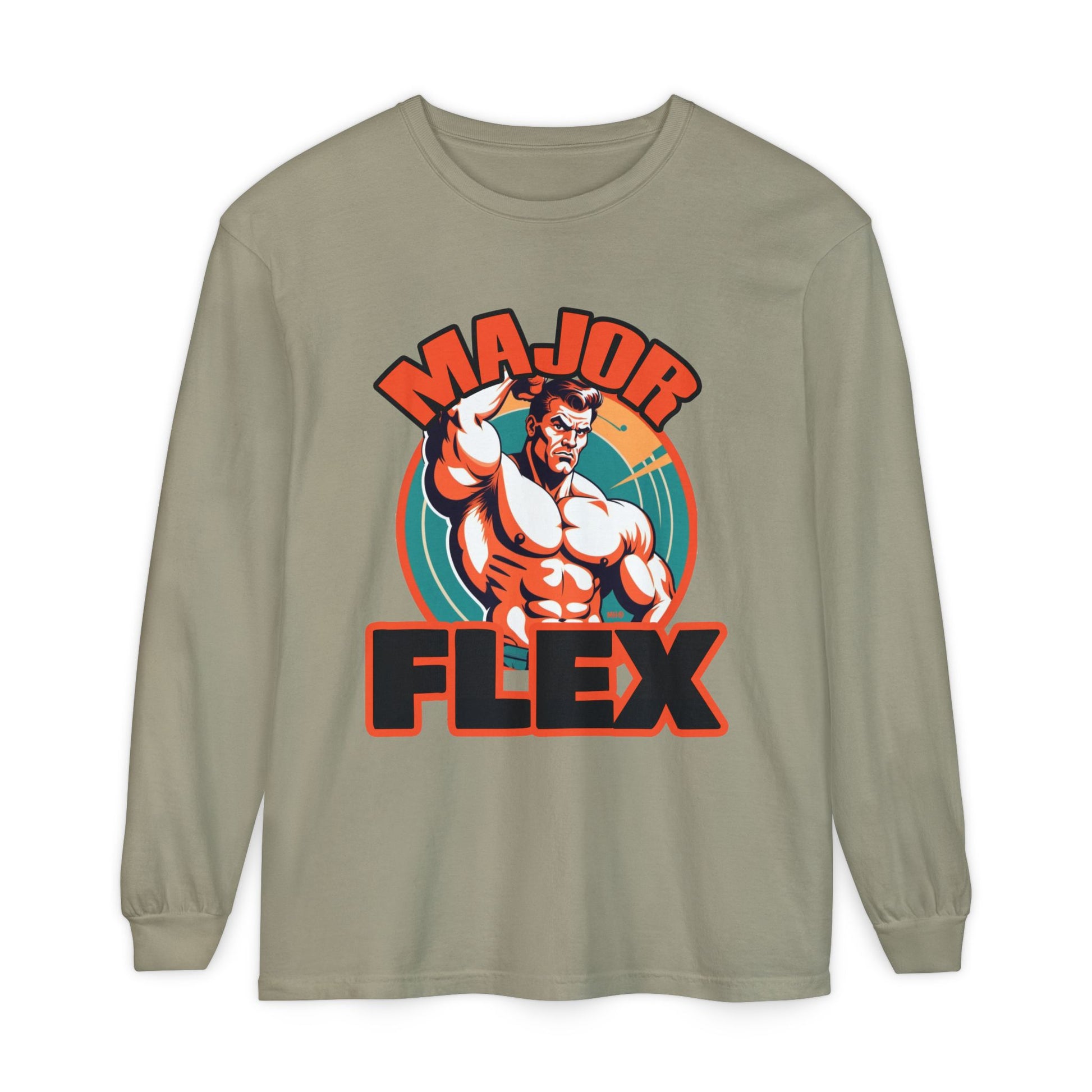 Major Flex - Unisex Long Sleeve T-Shirt | Sandstone