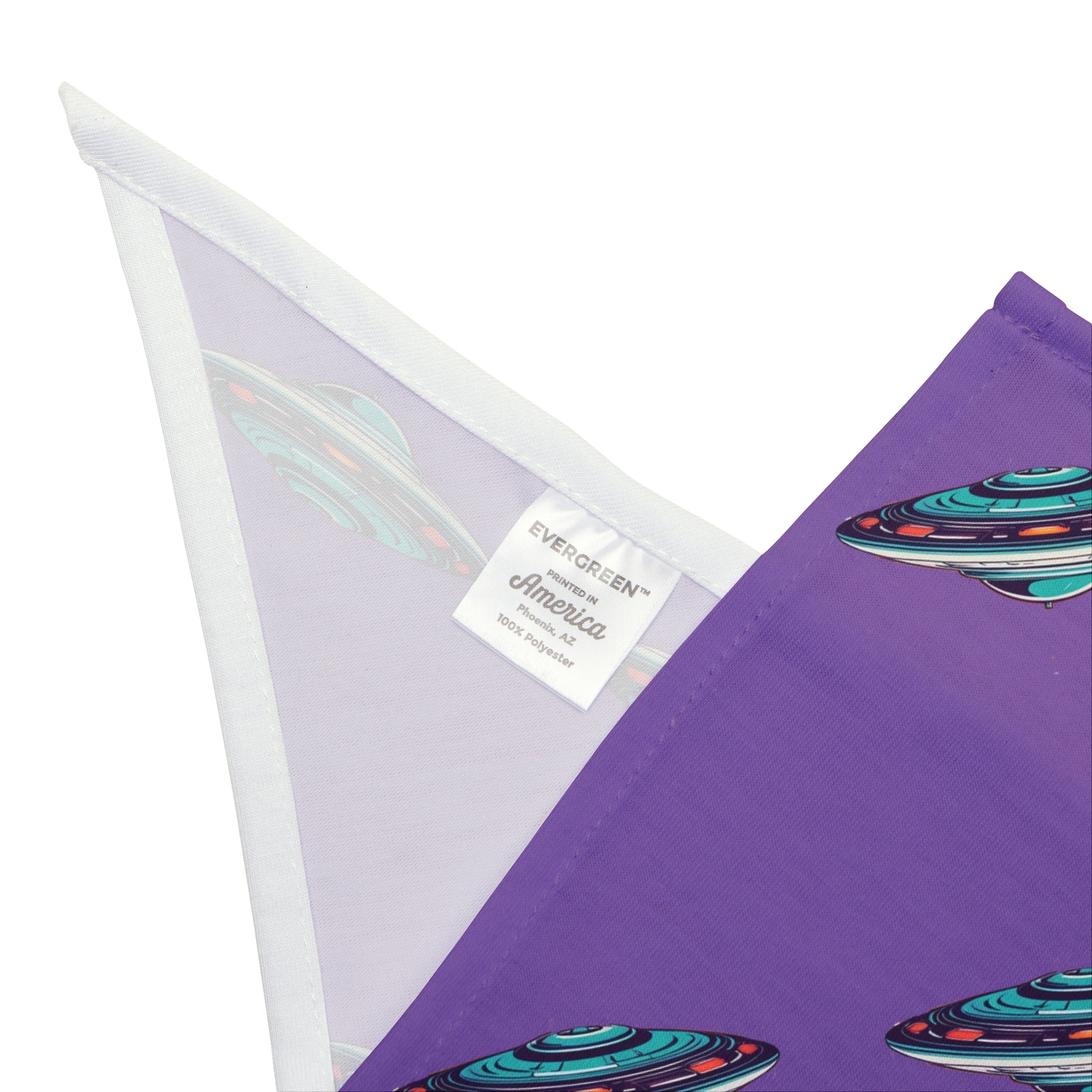 Retro UFO Pet Bandana | Tag