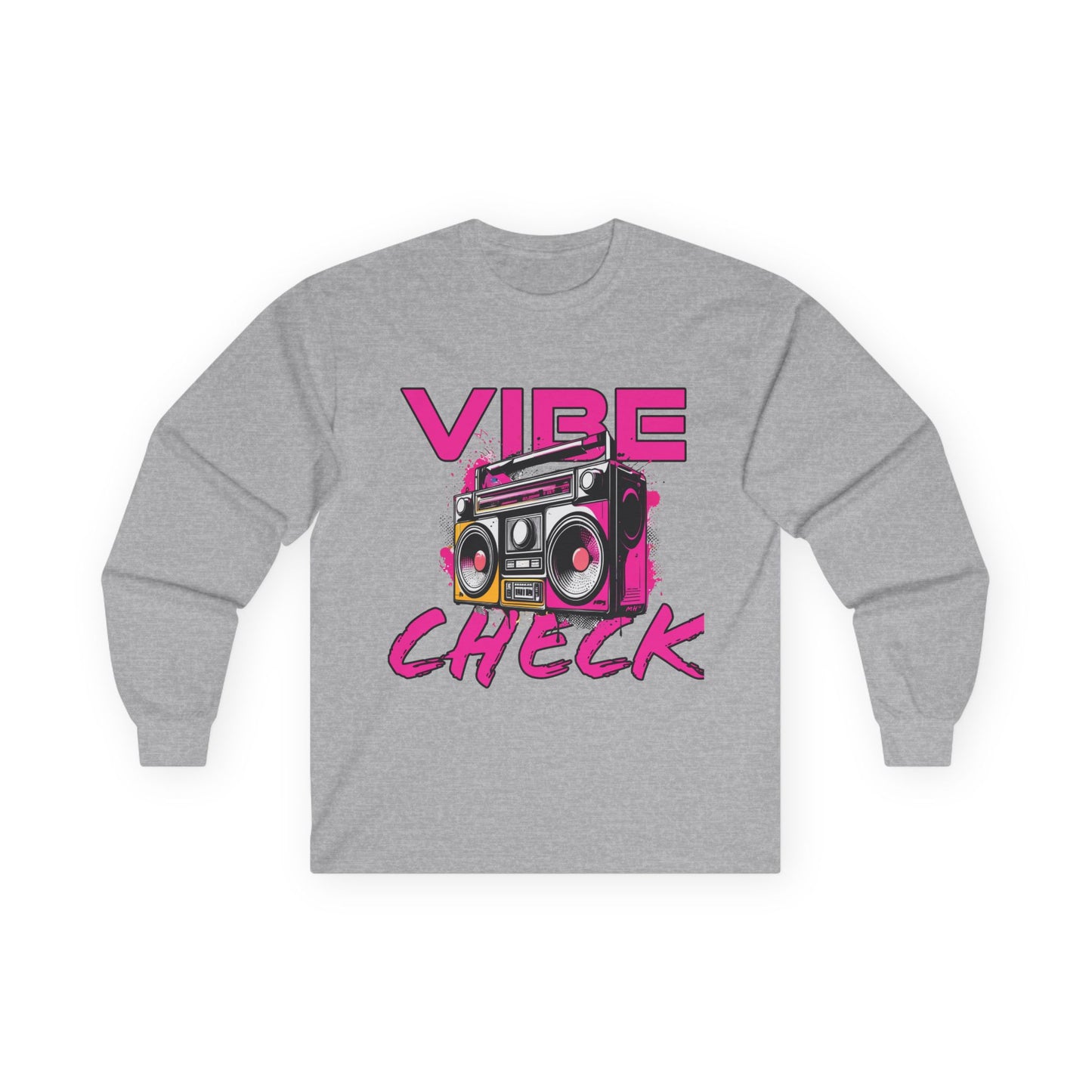 Vibe Check - Long Sleeve Tee | Sport Grey