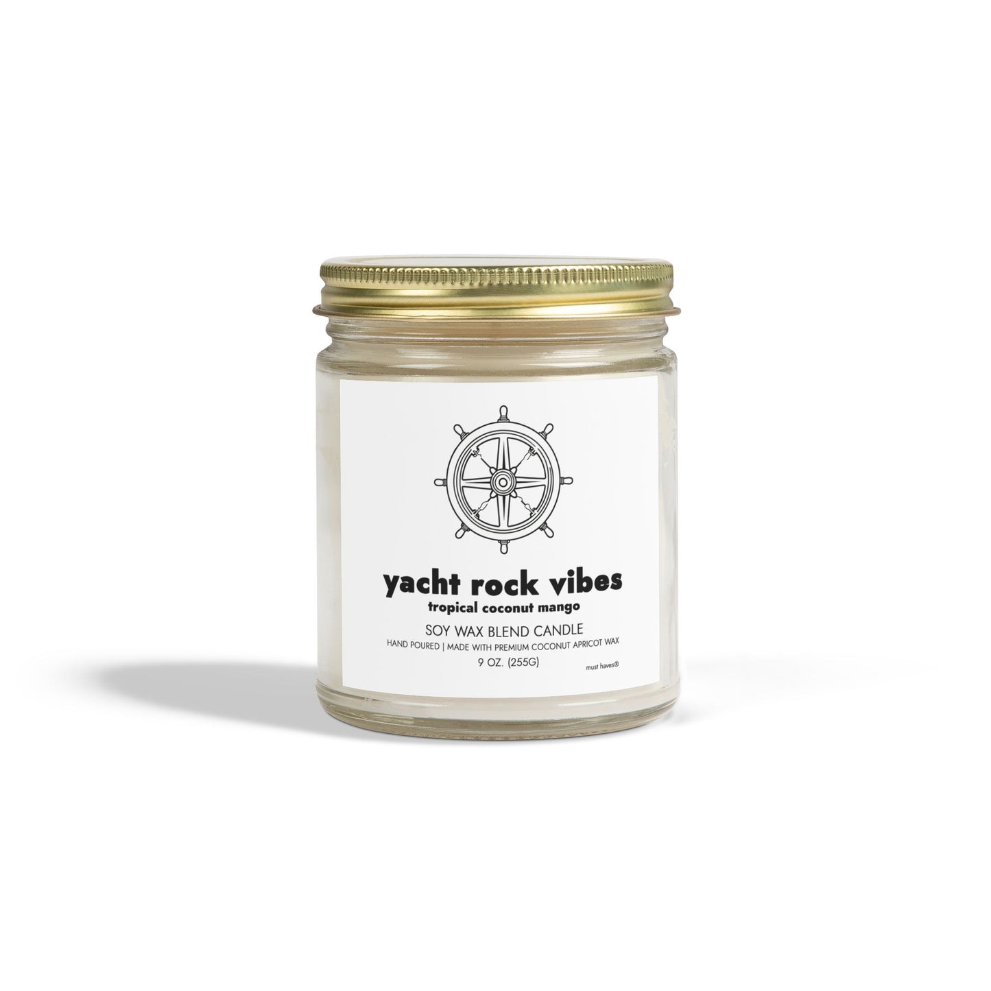 Yacht Rock Vibes Candle (9 oz) | Front Clear