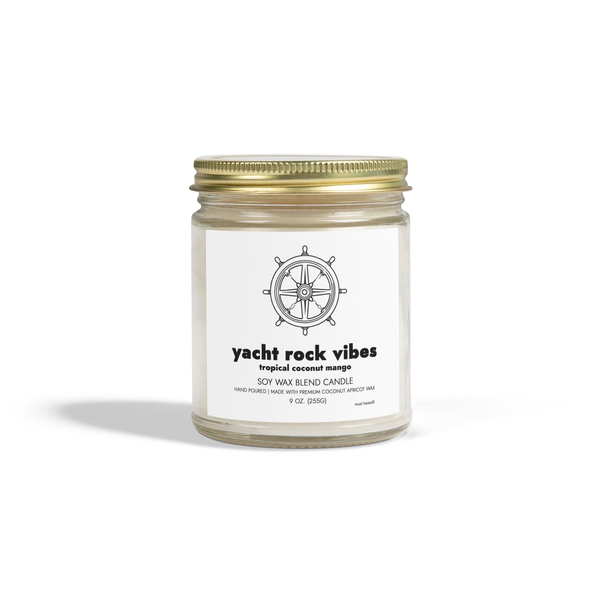 Yacht Rock Vibes Candle (9 oz) | Front Clear