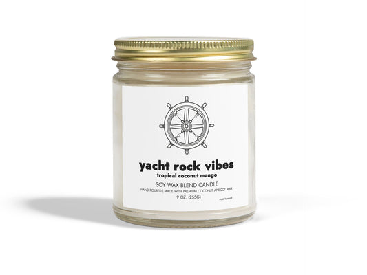 Yacht Rock Vibes Candle (9 oz) | Front Clear