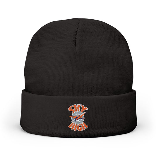 Sky High Knit Beanie | Black