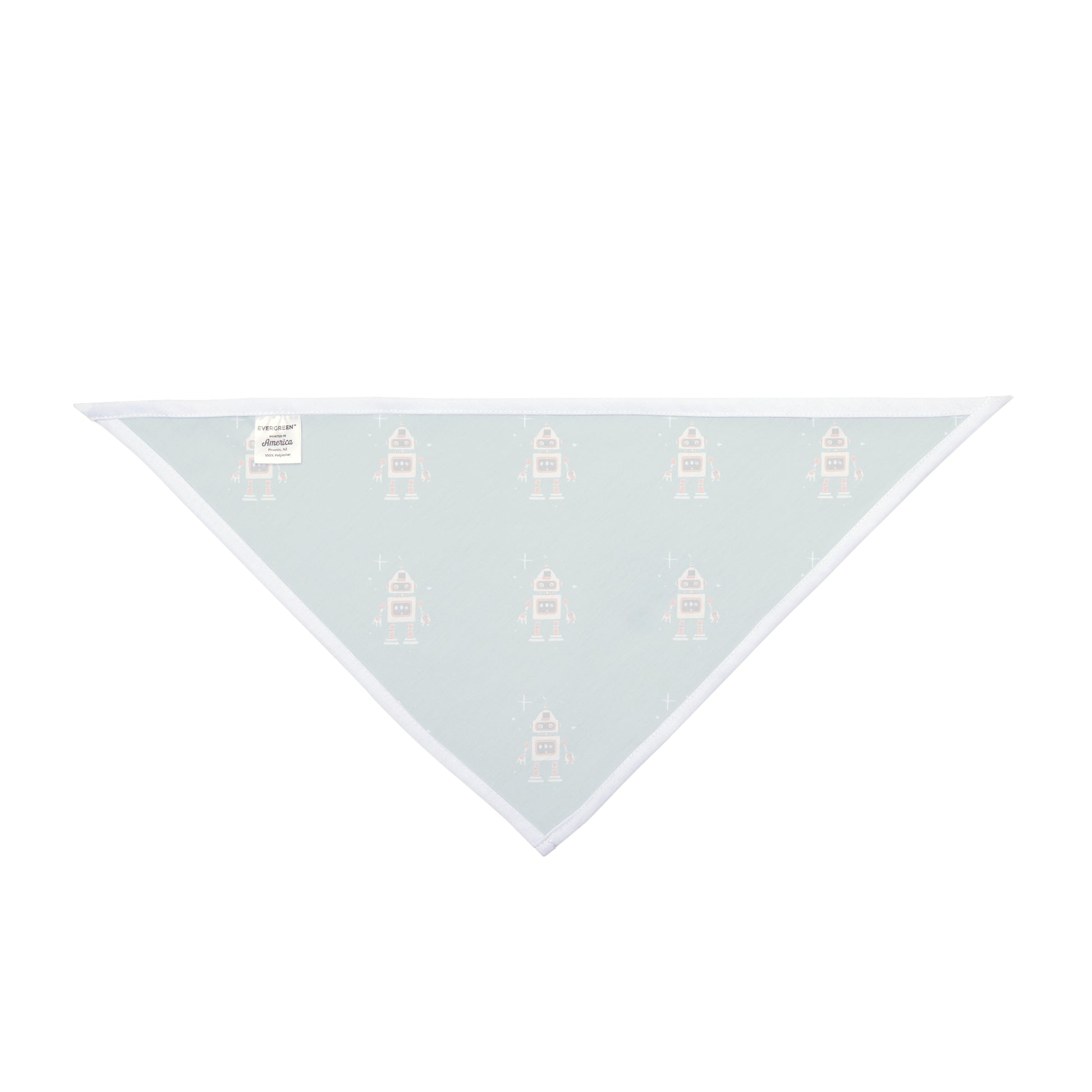 Retro Robots - Pet Bandana | Back