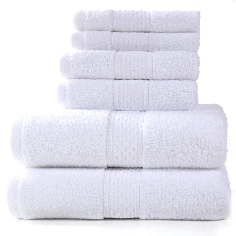 Must Haves - Home Simple Cotton Absorbent Towel Bath Towel 6-Piece Set