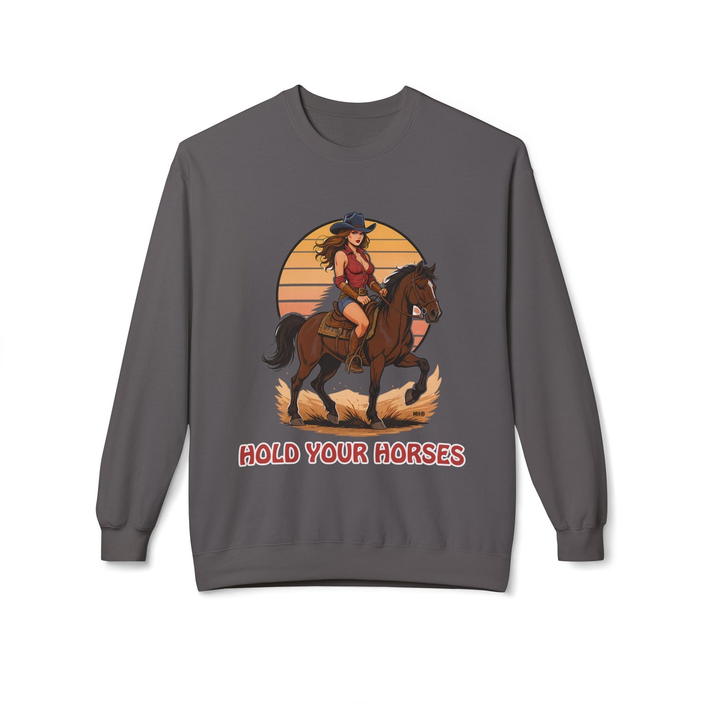 Hold Your Horses Sweatshirt | Charcoal