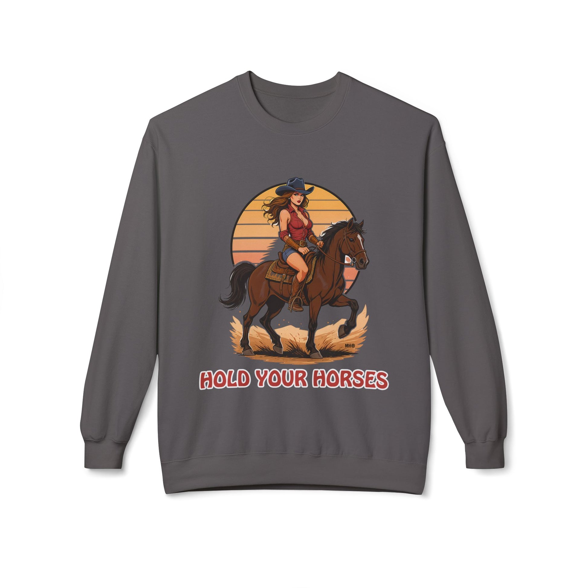 Hold Your Horses Sweatshirt | Charcoal
