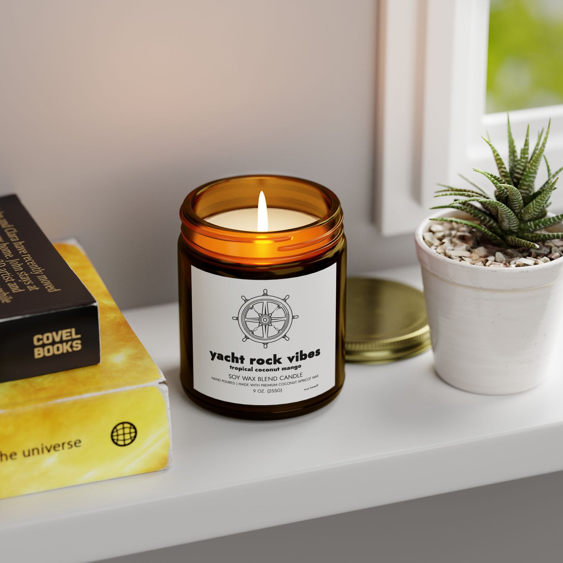 Yacht Rock Vibes Candle (9 oz) | Amber Shelf