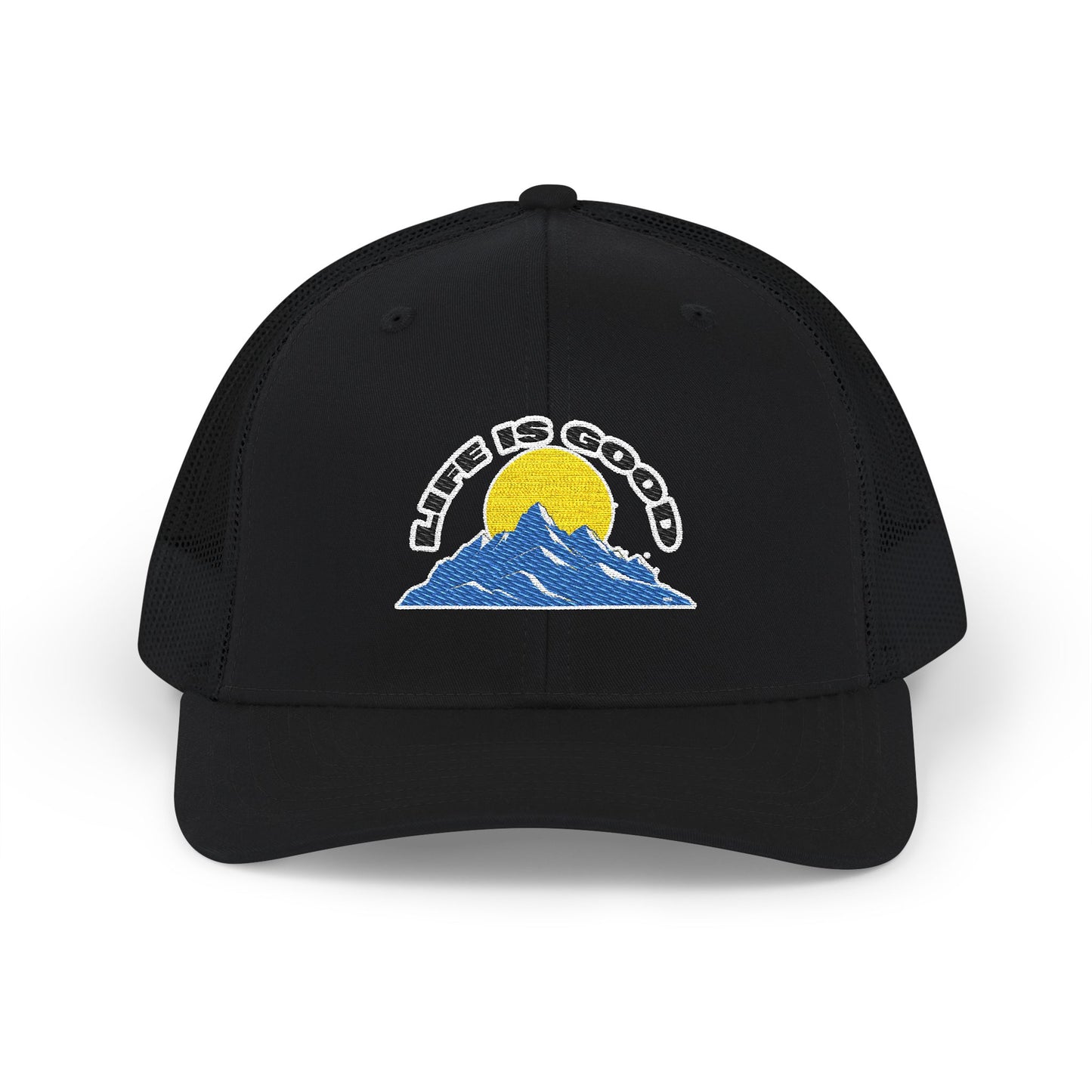 Life Is Good - Snapback Trucker Cap | Black Main