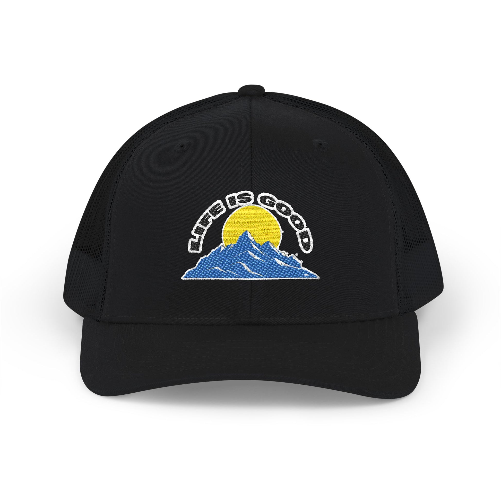 Life Is Good - Snapback Trucker Cap | Black Main