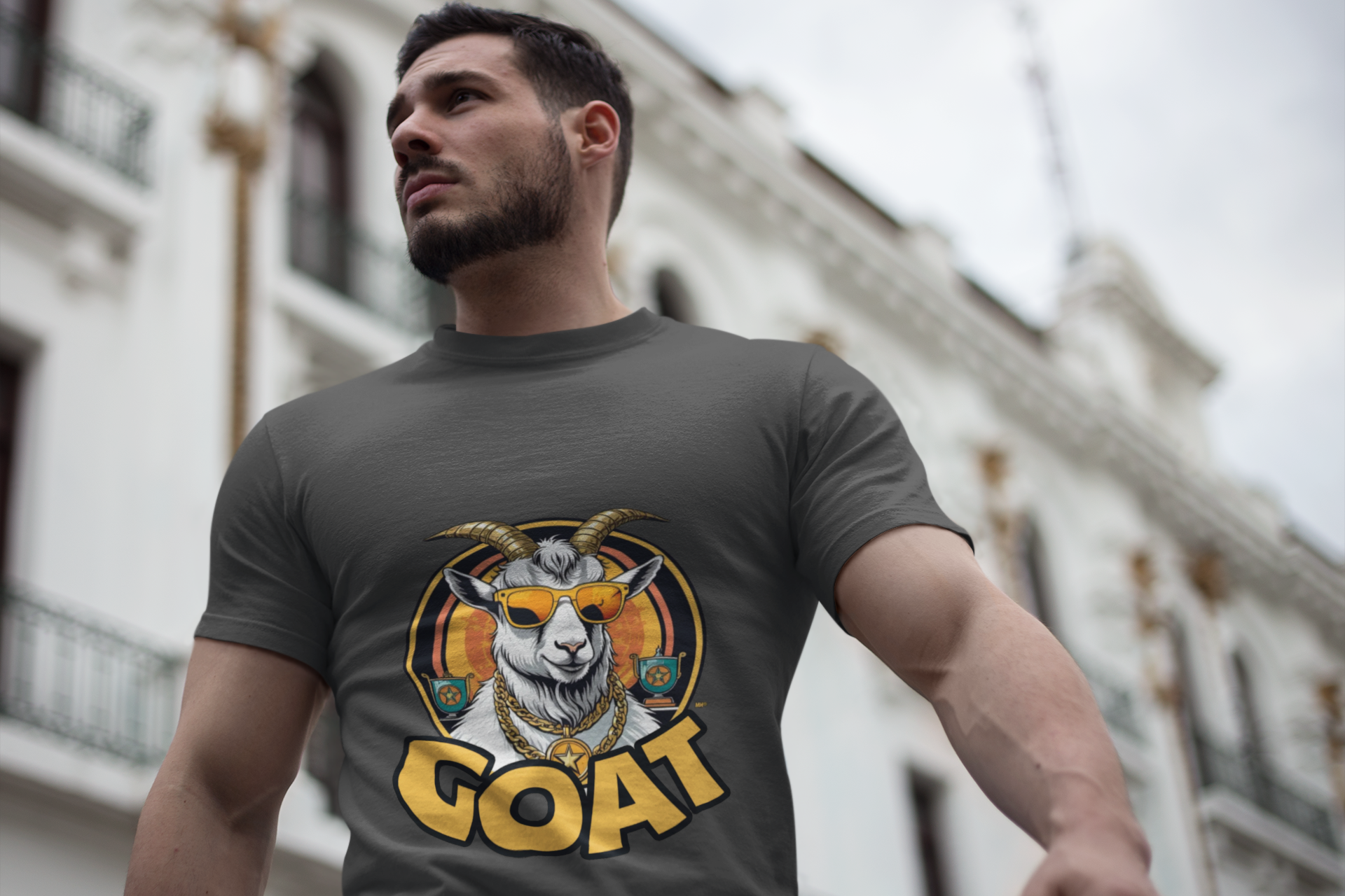 GOAT Unisex Softstyle T-Shirt | Muscle