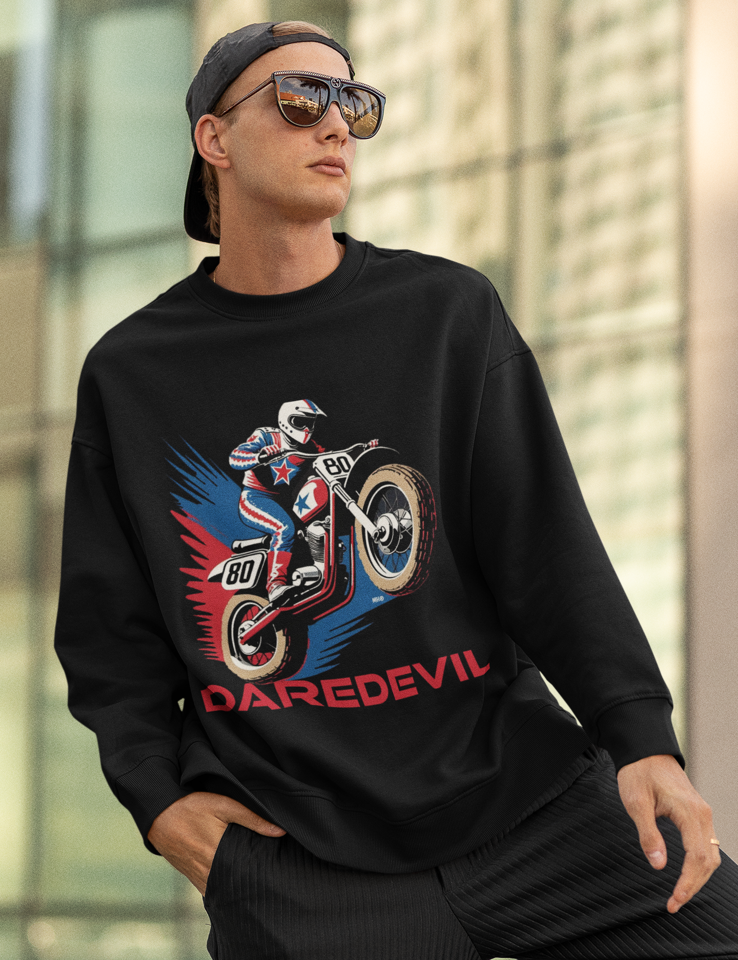 Daredevil Motocross - Sweatshirt | Sunglasses