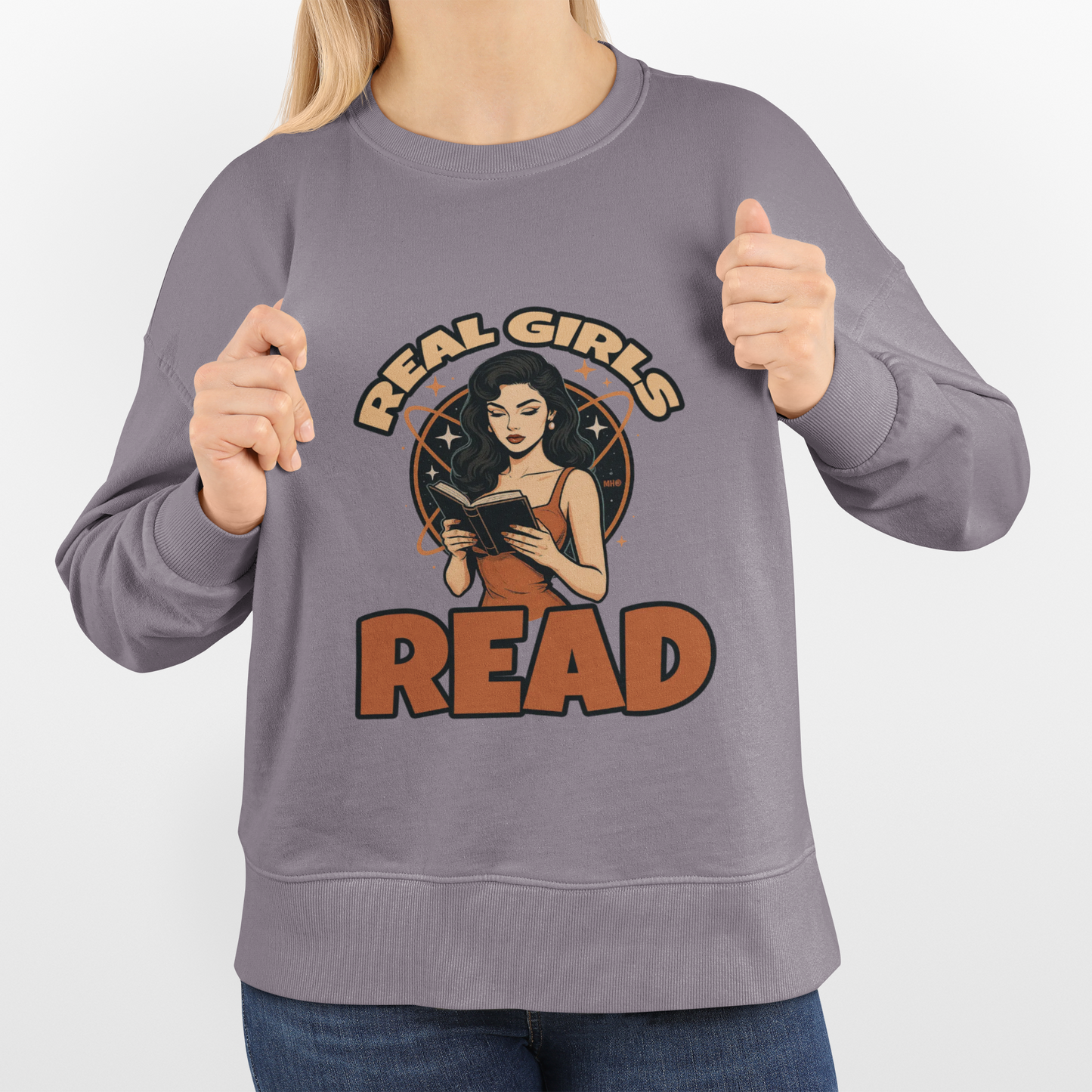 Real Girls Read - Graphic Sweatshirt