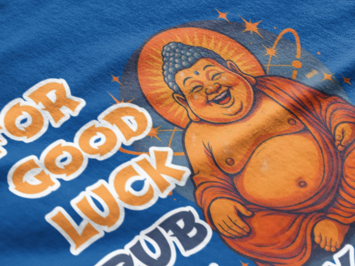 For Good Luck Rub My Tummy - Unisex Softstyle T-Shirt