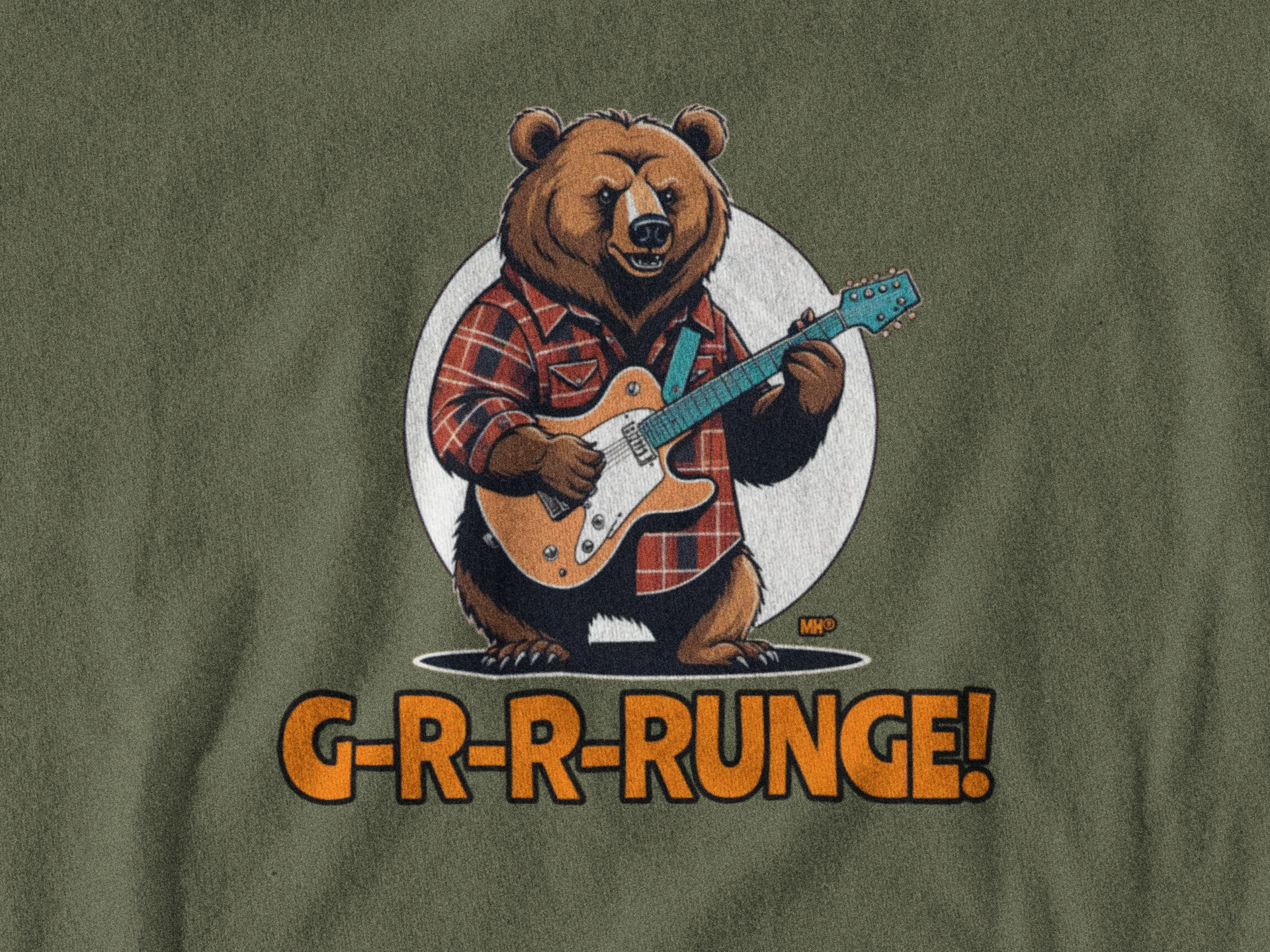 G-R-R-RUNGE Bear Graphic Sweatshirt | Front