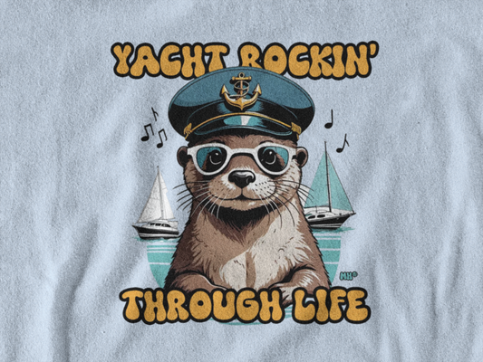 Yacht Rockin Sloth Long Sleeve Tee | Front