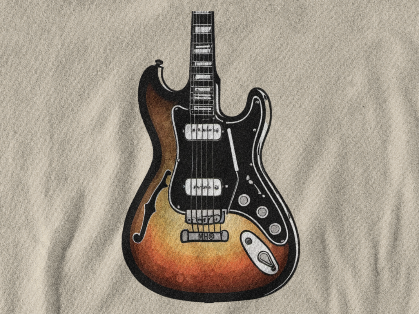 Classic Electric Guitar - Graphic Sweatshirt