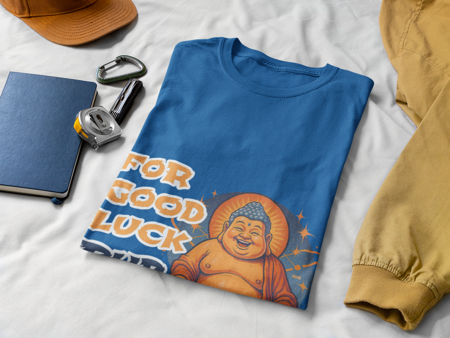 For Good Luck Rub My Tummy - Unisex Softstyle T-Shirt