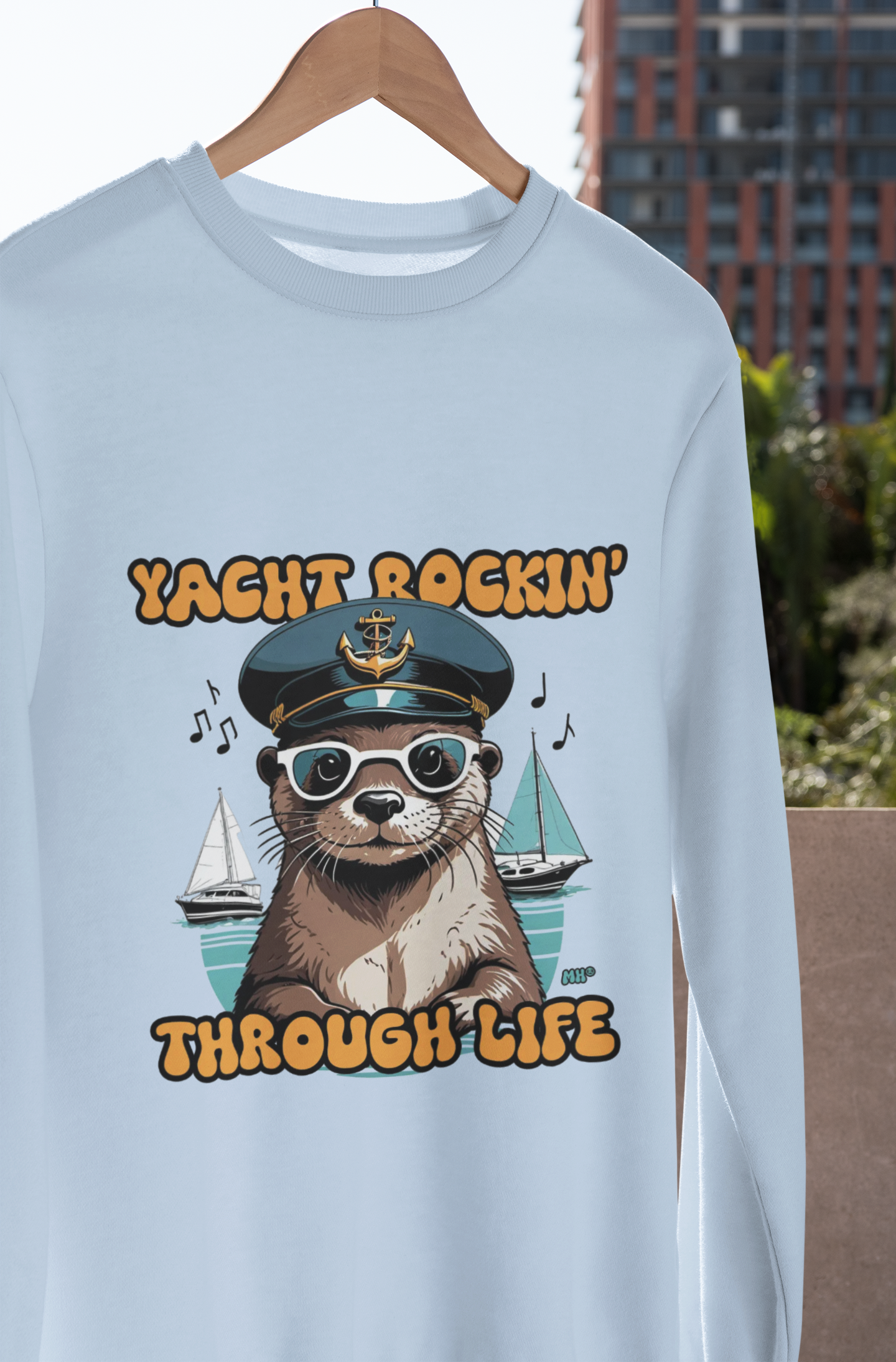 Yacht Rockin Sloth Long Sleeve Tee | Hanger