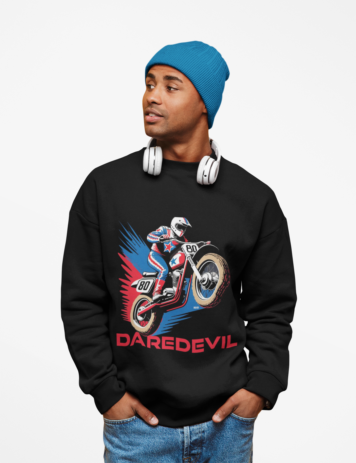 Daredevil Motocross - Sweatshirt | Headphones
