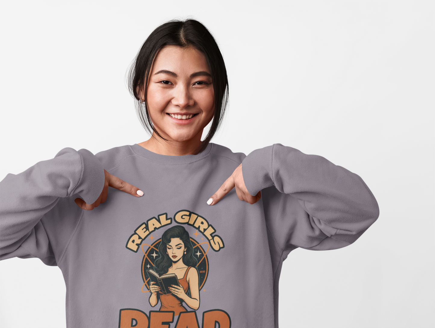 Real Girls Read - Graphic Sweatshirt