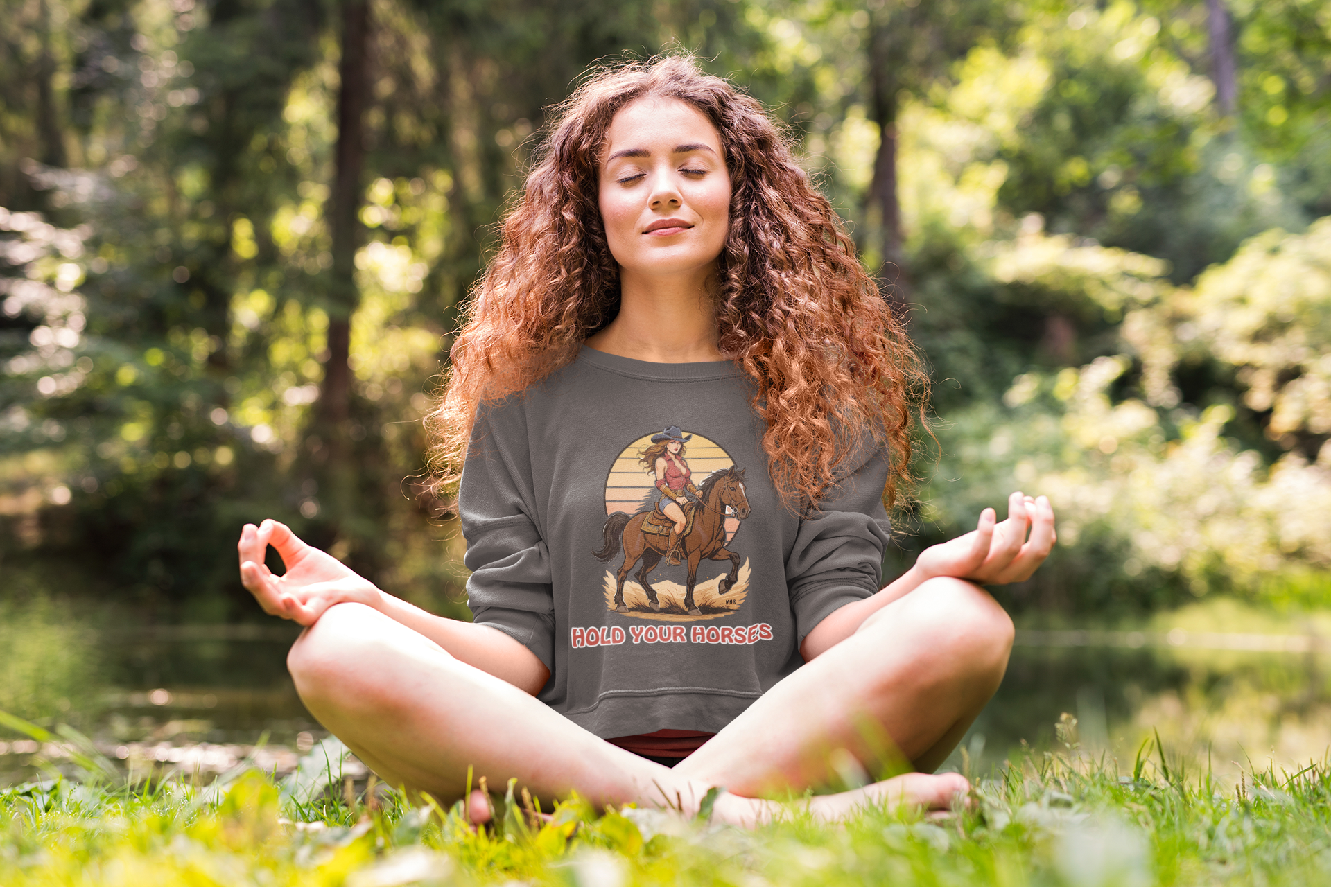 Hold Your Horses Sweatshirt | Yoga