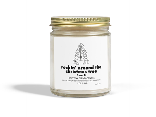 Rockin' Around the Christmas Tree Candle (9 oz) | Clear Main