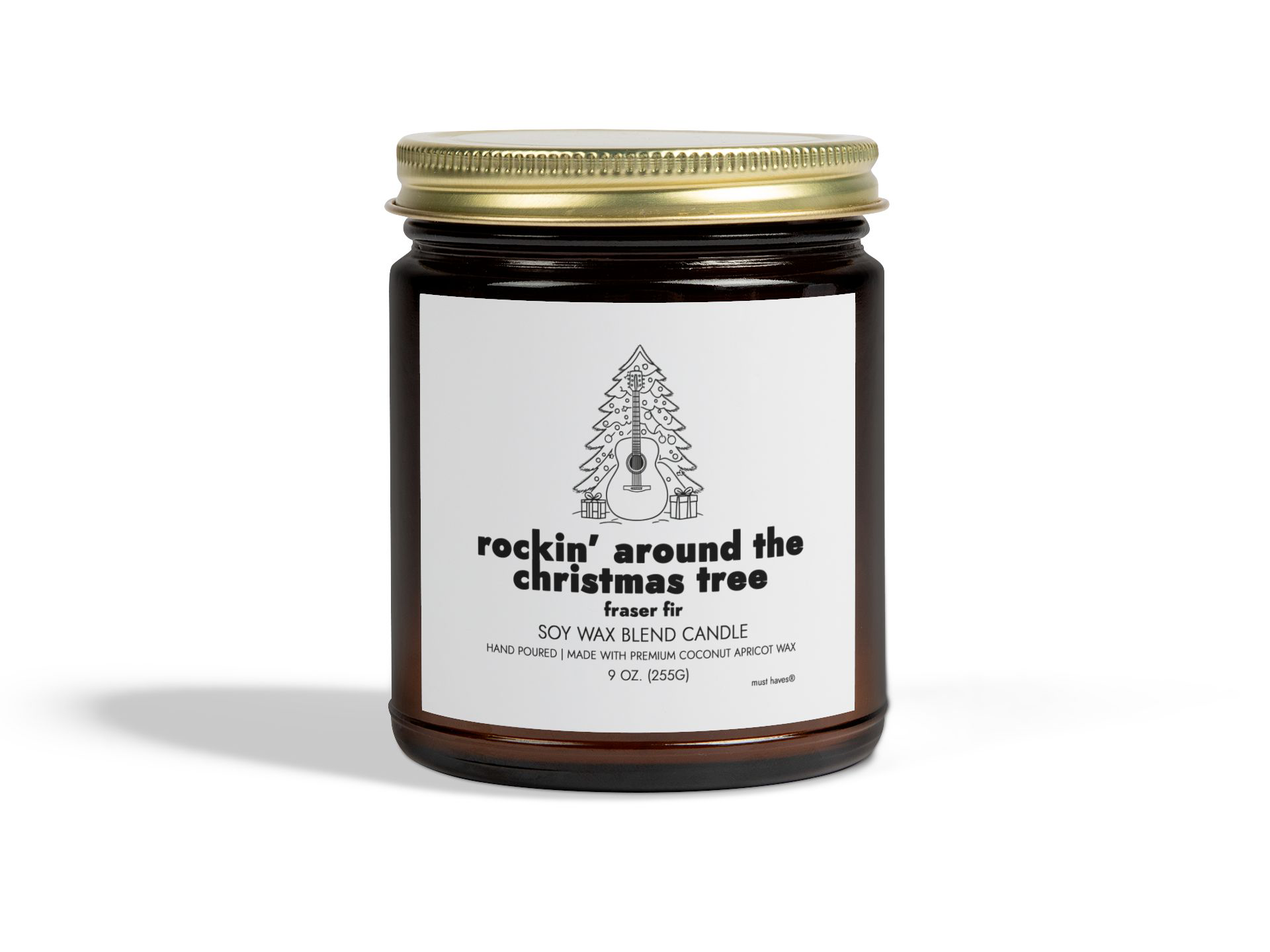 Rockin' Around the Christmas Tree Candle (9 oz) | Amber Main