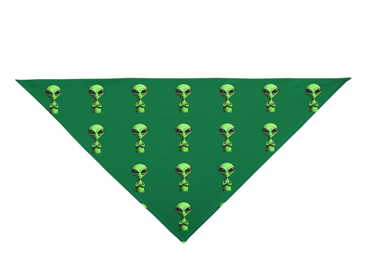 Little Green Men Pet Bandana