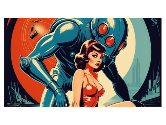 Retro Sci-Fi Art Print #2