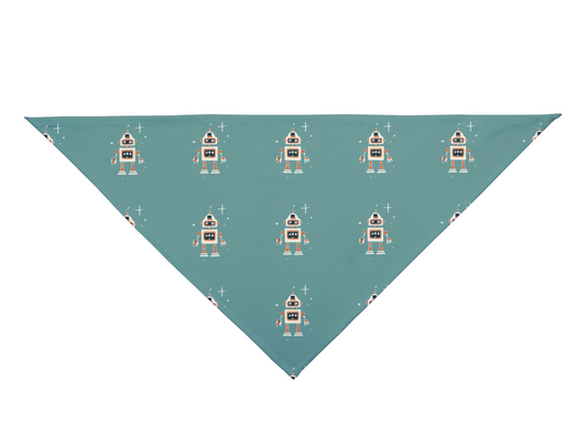 Retro Robots - Pet Bandana | Main