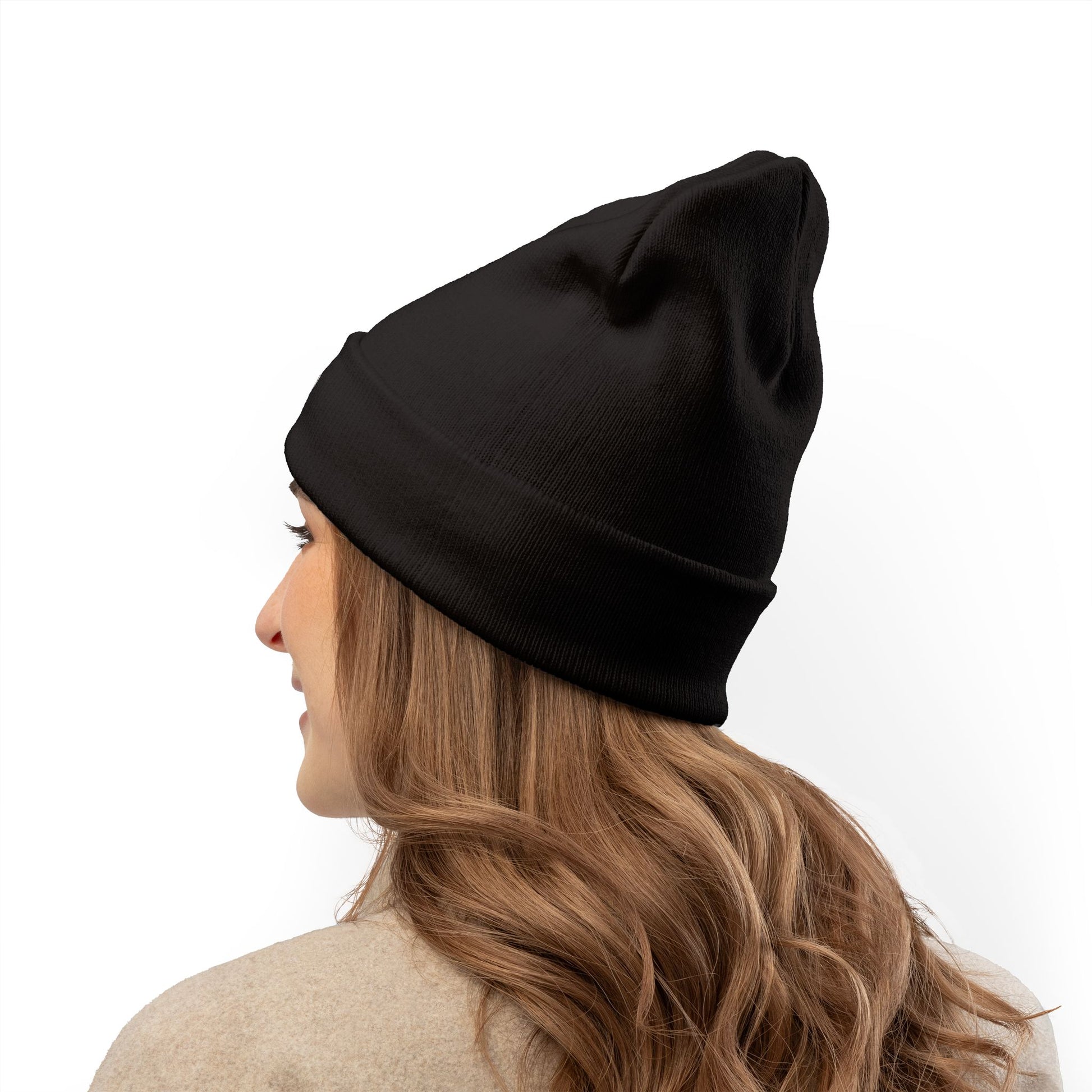 Fancy Raccoon Knit Beanie | Black Style 2