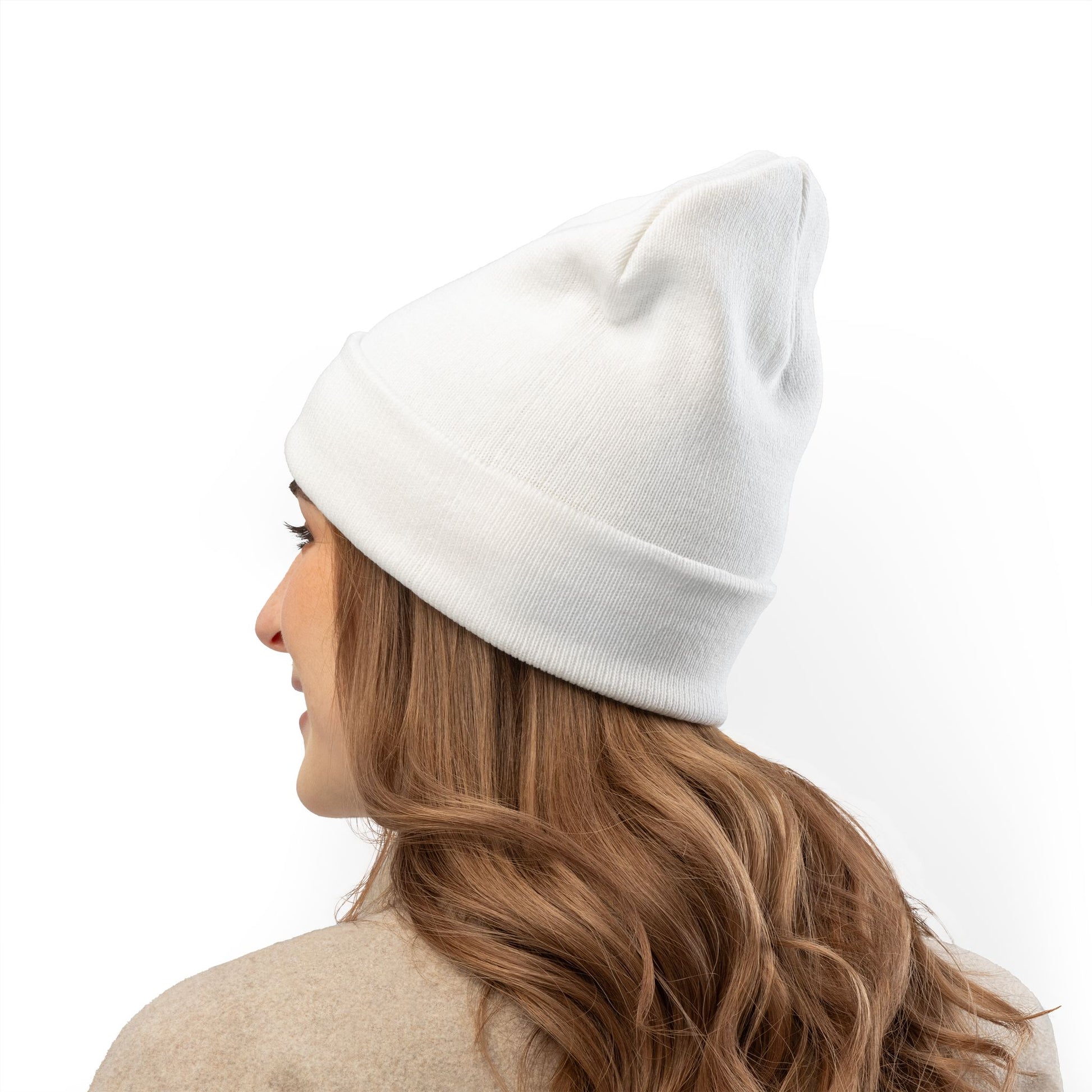 Yeti Knit Beanie | White Back